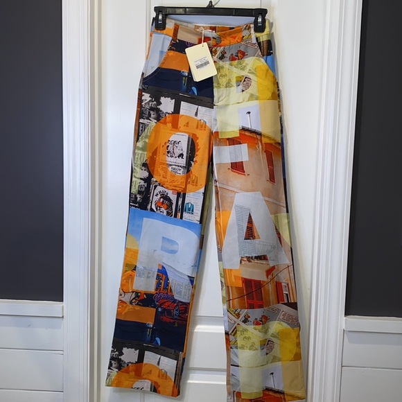 NWT Peppermayo Exclusive - Ticket to Nowhere Pants - PM Film Graphic size 2 - Picture 6 of 9